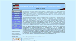 Desktop Screenshot of ijsre.com